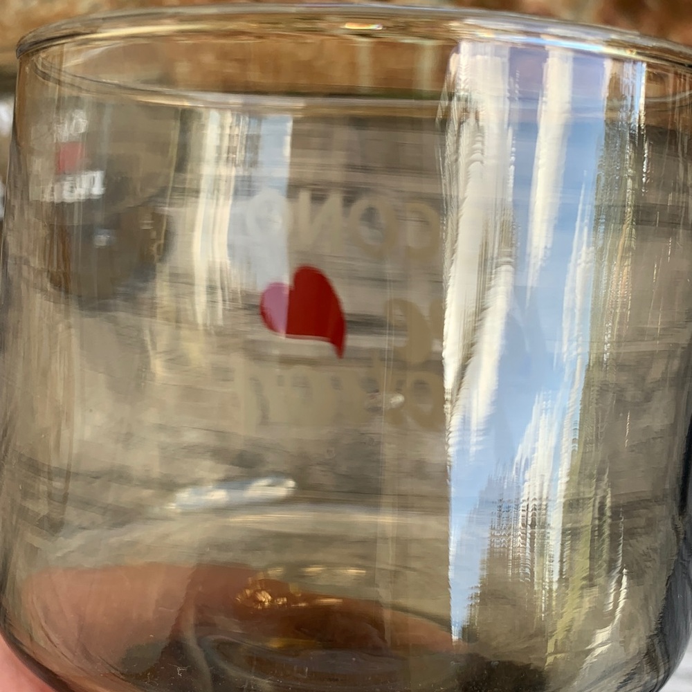 Vintage 70’s Smoky Glass Pocono Love Potion Glasses - Picture 7 of 8